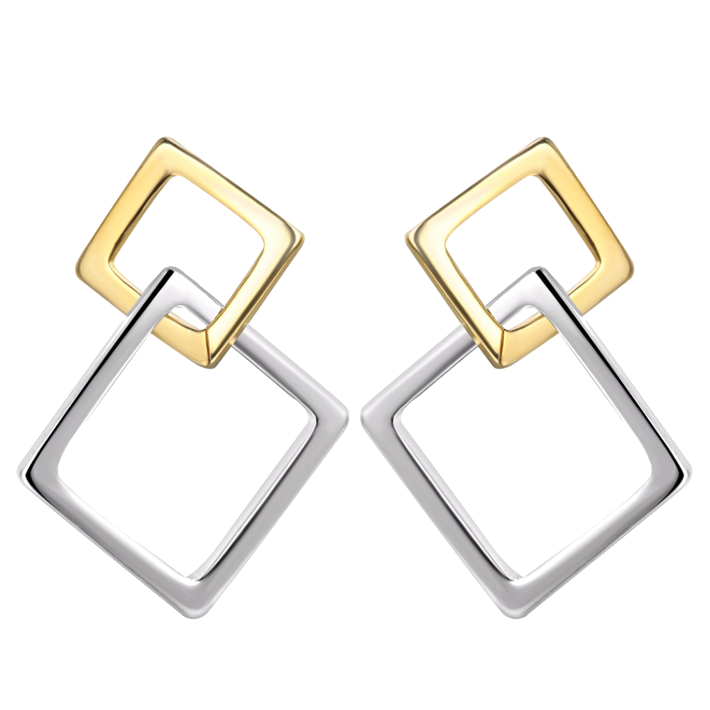 Earrings (Stud) - Pairs Of Squares