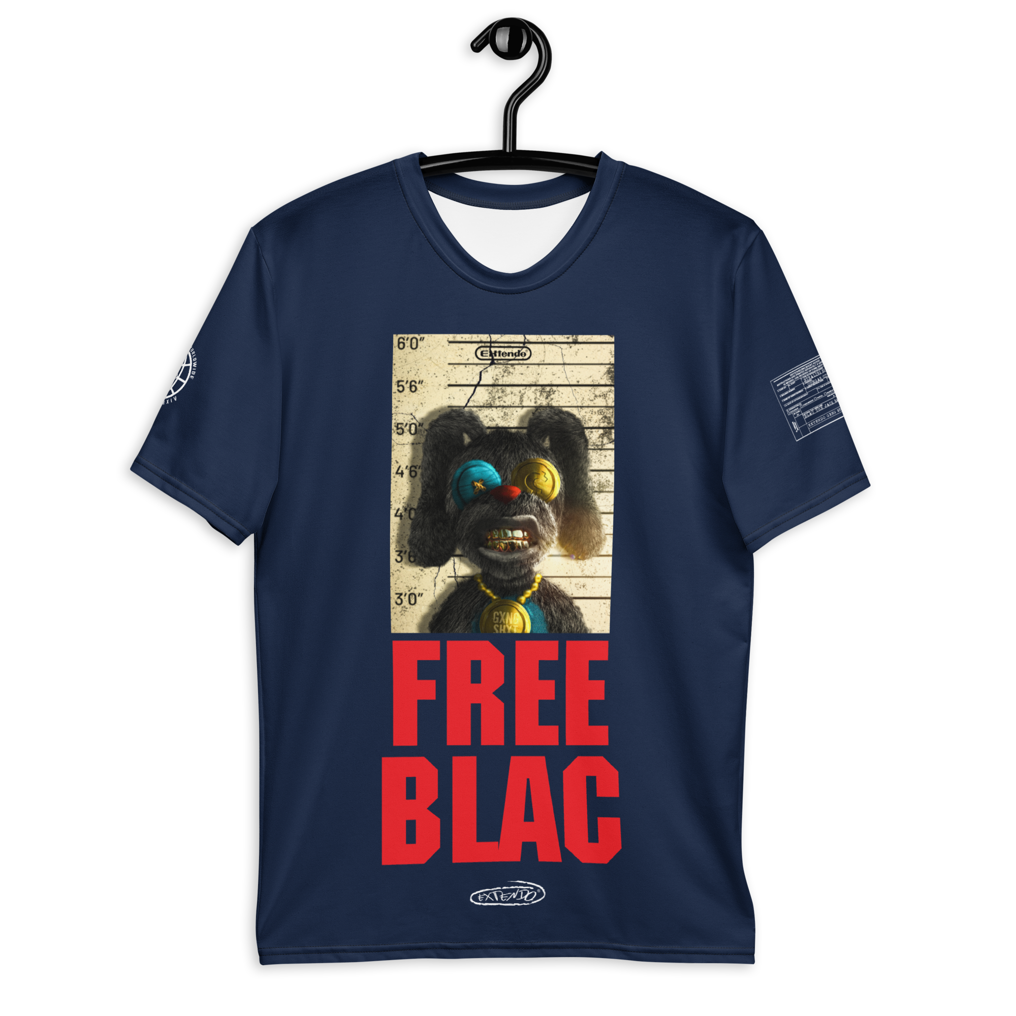 'FREE BLAC' Shirt (NAVY)