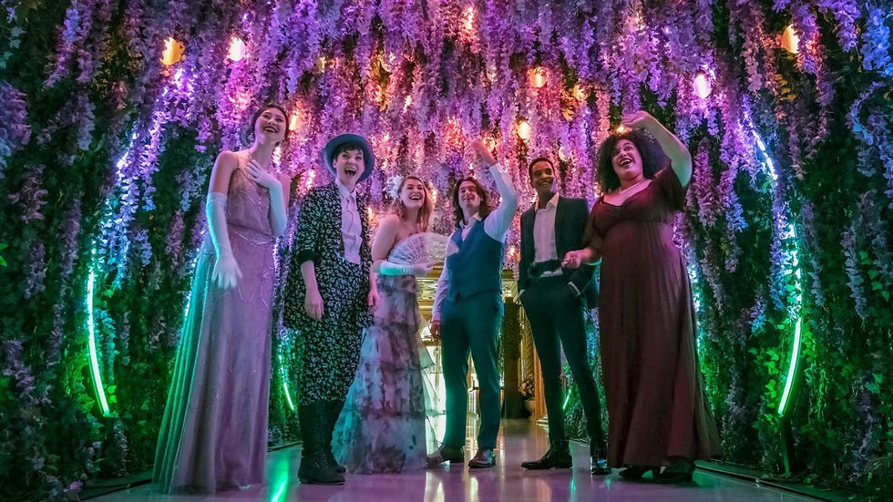 The Queen's Ball: A Bridgerton Experience enchanted tunnel