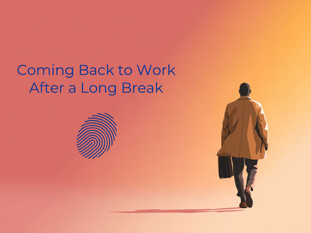 A professional going back to work