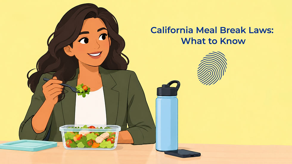 California Meal Break Laws: What to Know