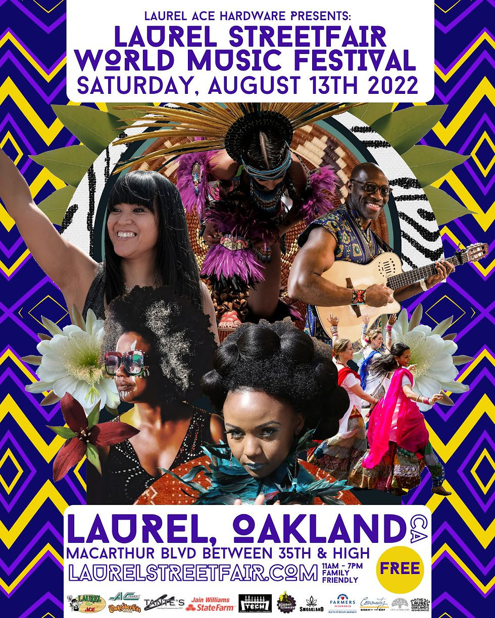 21st Annual Laurel Streetfair World Music Festival flyer