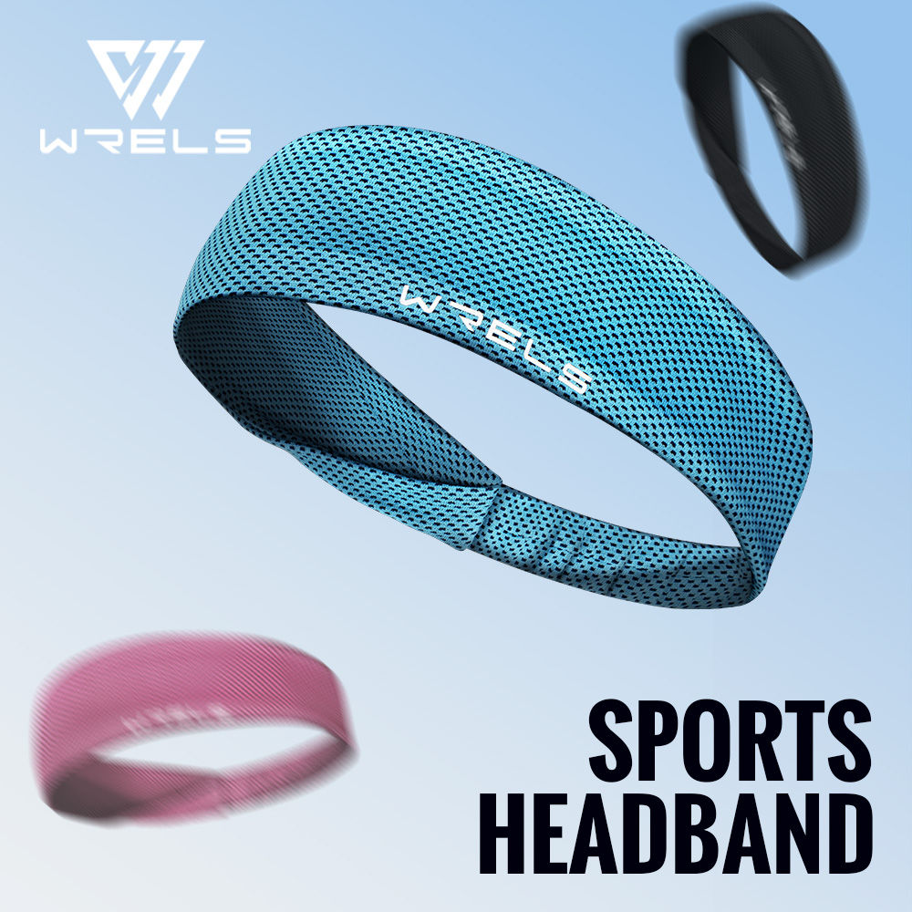Summer Sport Headband Breathable Fitness Sweatband Non Slip Elastic Tennis Headb