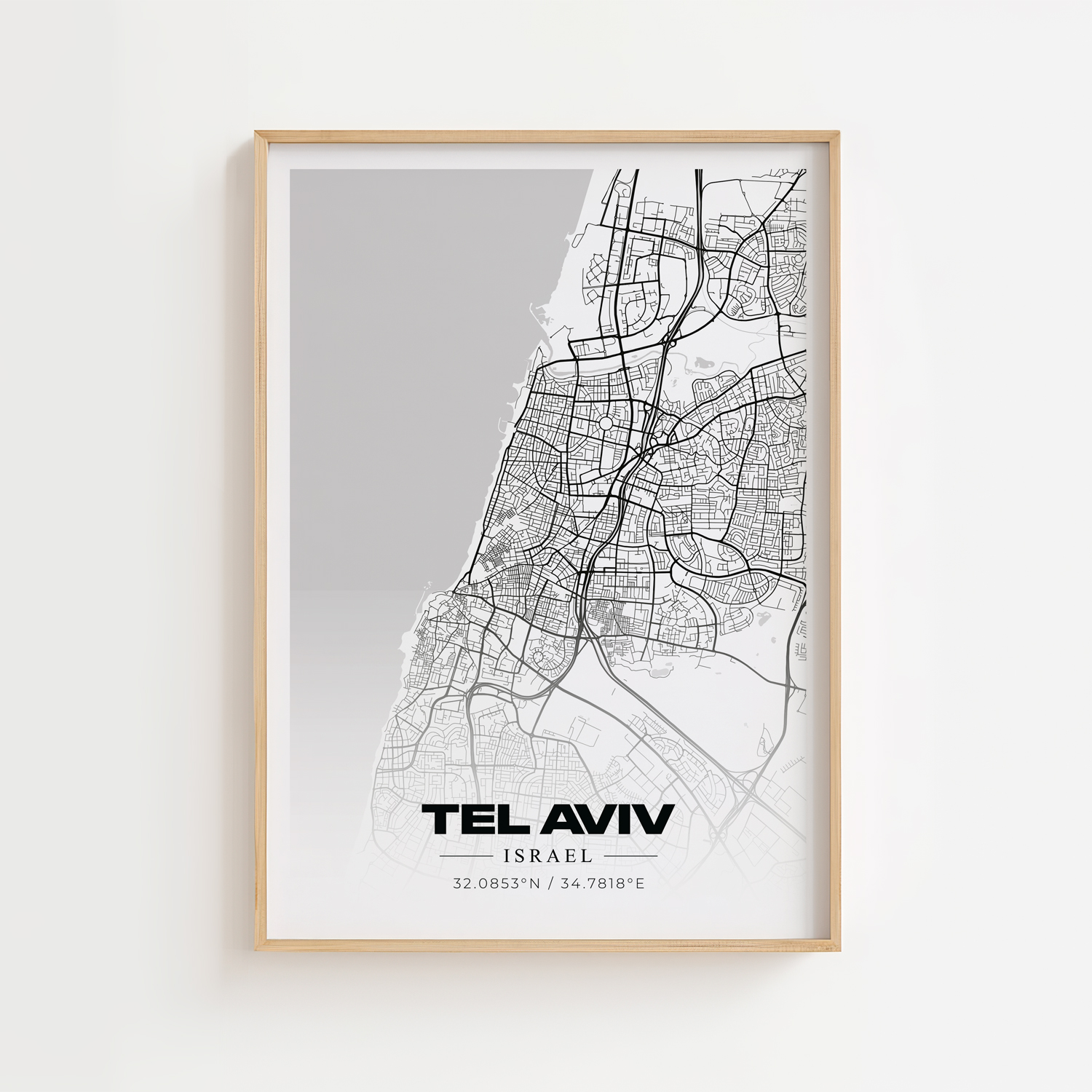 Tel Aviv-Yafo City Map
