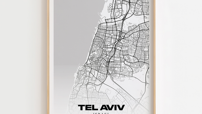 Tel Aviv-Yafo City Map