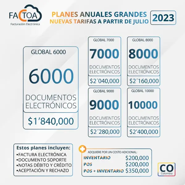 factoa planes anuales grandes facturacion electronica.webp