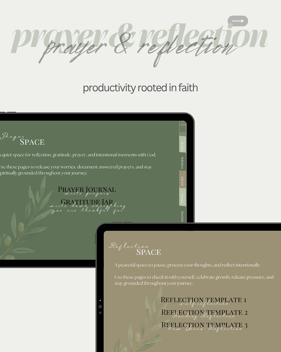 Thumbnail: Focus With God | Digital Planner (GoodNotes)