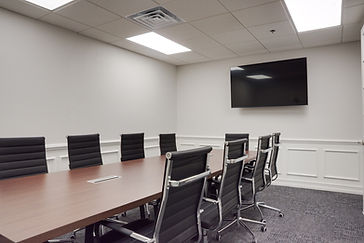 Conference room in office building 