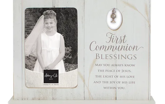 Cathedral Art Abbey & CA Gift First Holy Communion Screened Frame, 6 by 8-Inch, Multicolor Cathedral Art Abbey & CA Gift First Holy Communion Screened Frame, 6 by 8-Inch, Multicolor