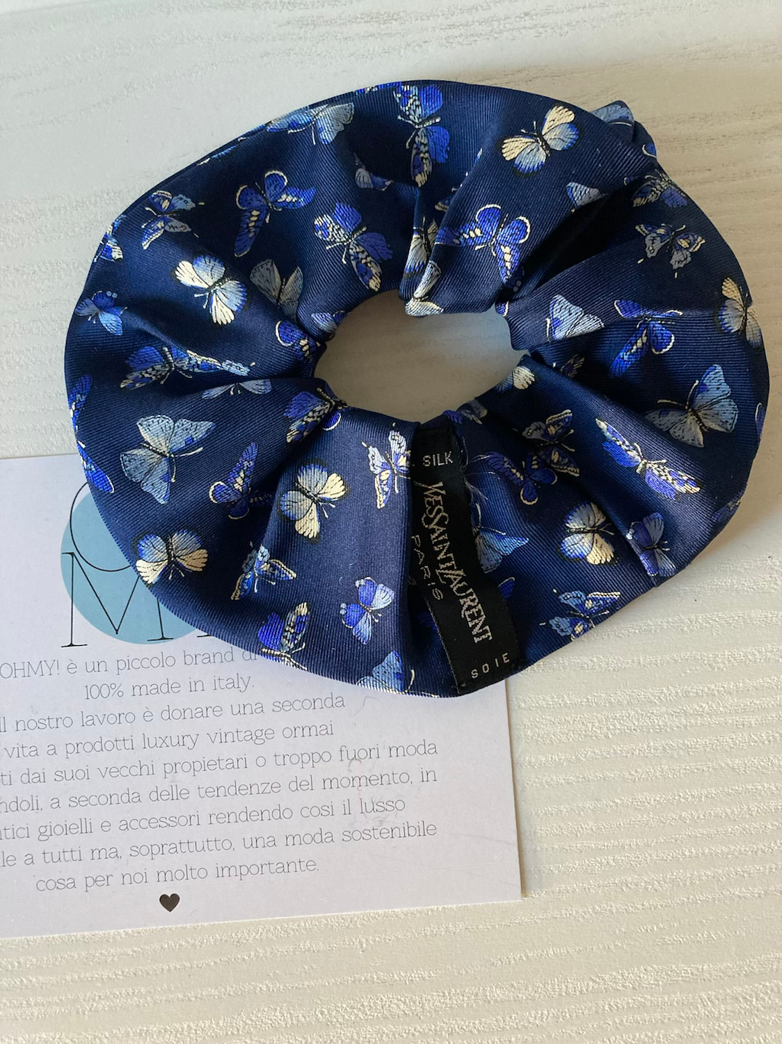 SCRUNCHIE FARFALLE YSL