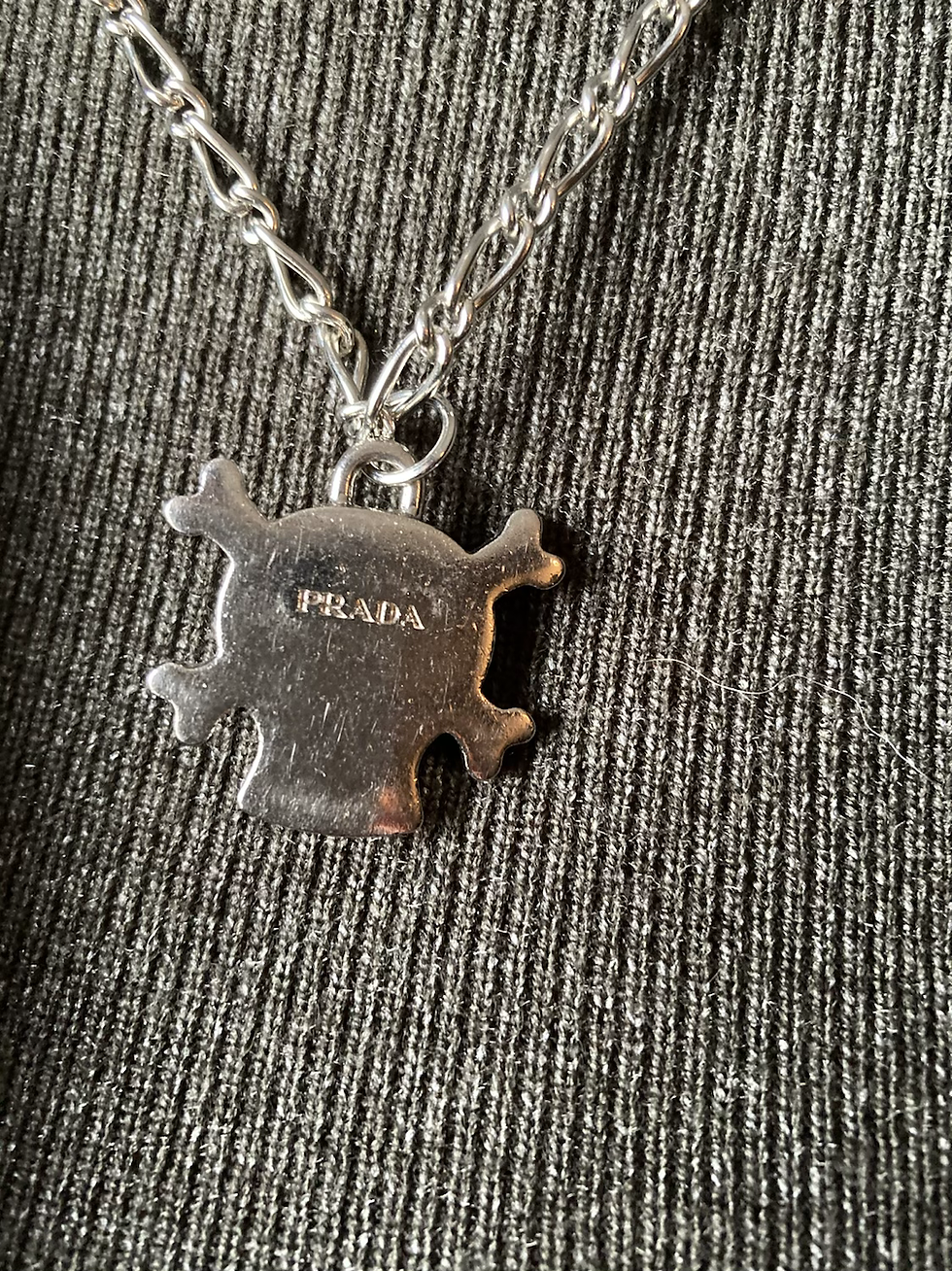 Thumbnail: REWORKED PRADA SKULL NECKLACE