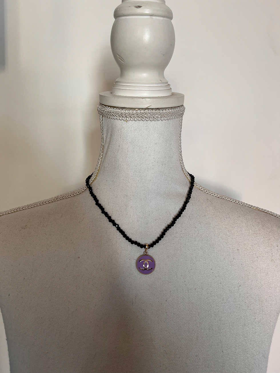 Miniatura: COLLANA CIONDOLO CHANEL LILLA