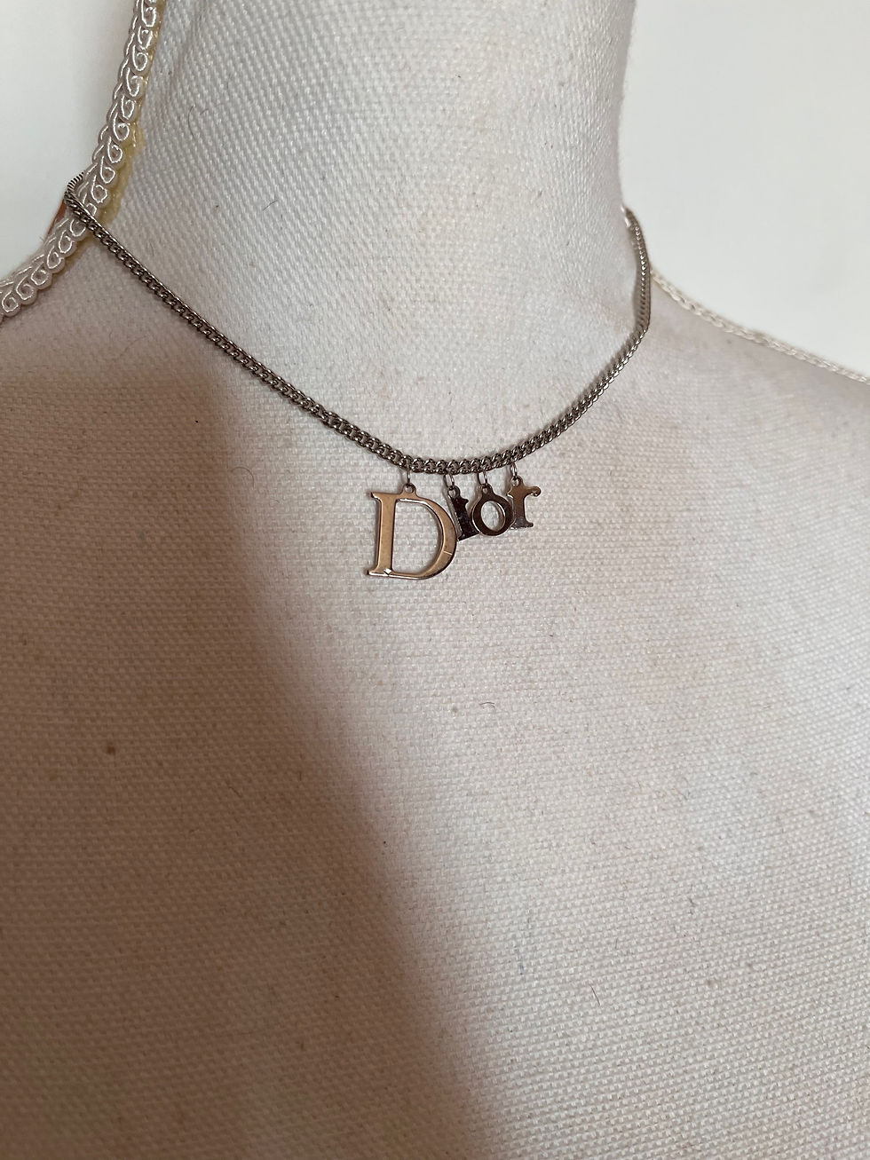 Miniatura: COLLANA REWORK DIOR SILVER 