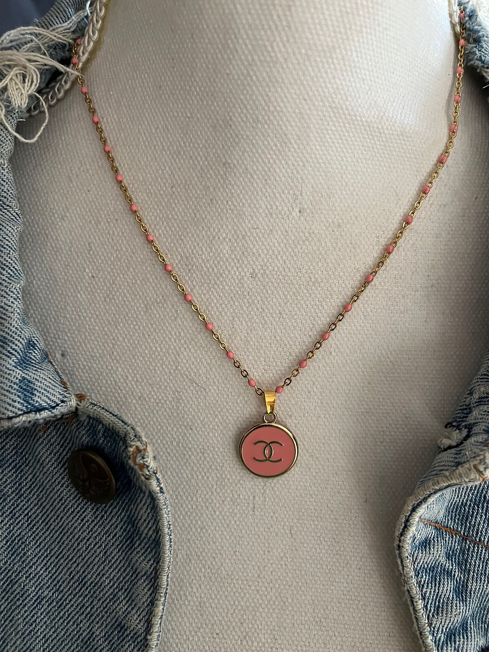 Miniatura: COLLANA GIOIELLO CHANEL ROSA