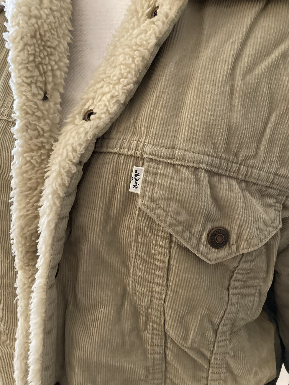Thumbnail: SHEARLING LEVIS JACKET SIZE XL