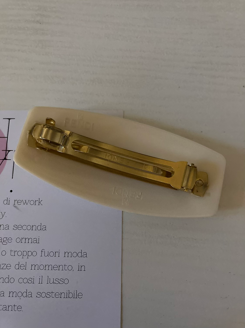 Thumbnail: FENDI HAIR CLIP