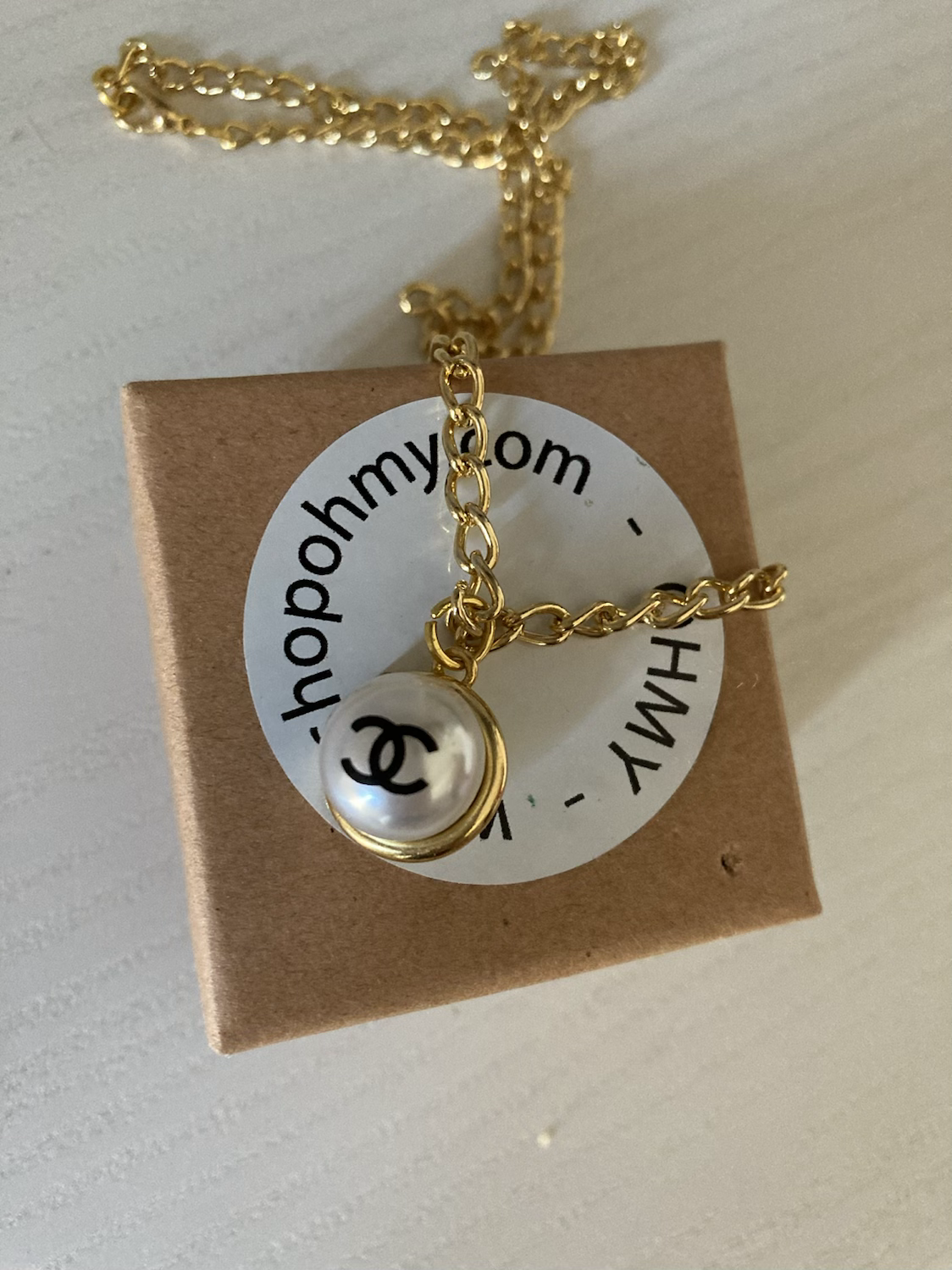 COLLANA REWORKED CHANEL PERLA