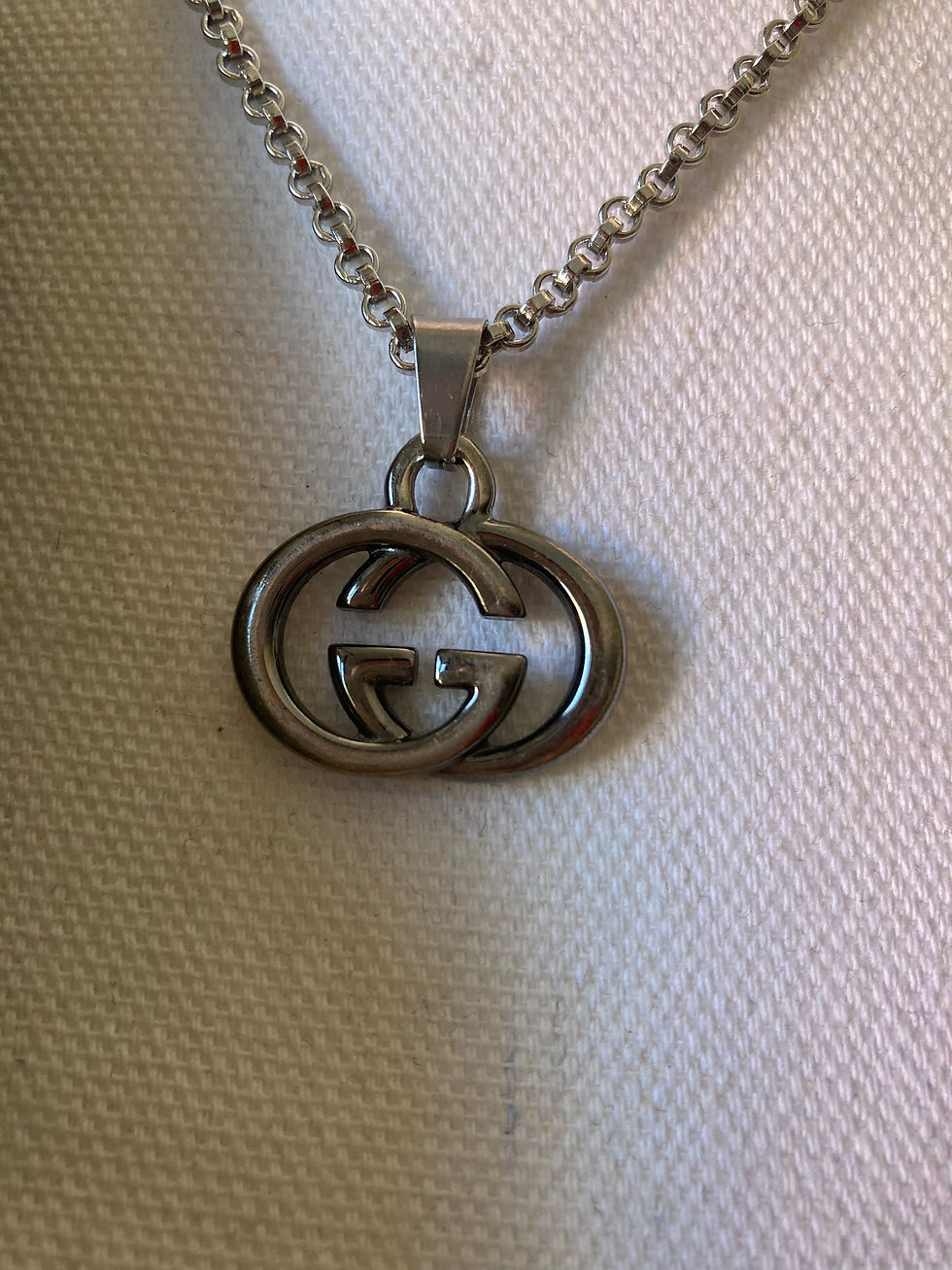 Miniatura: COLLANA GUCCI LOGO SILVER 