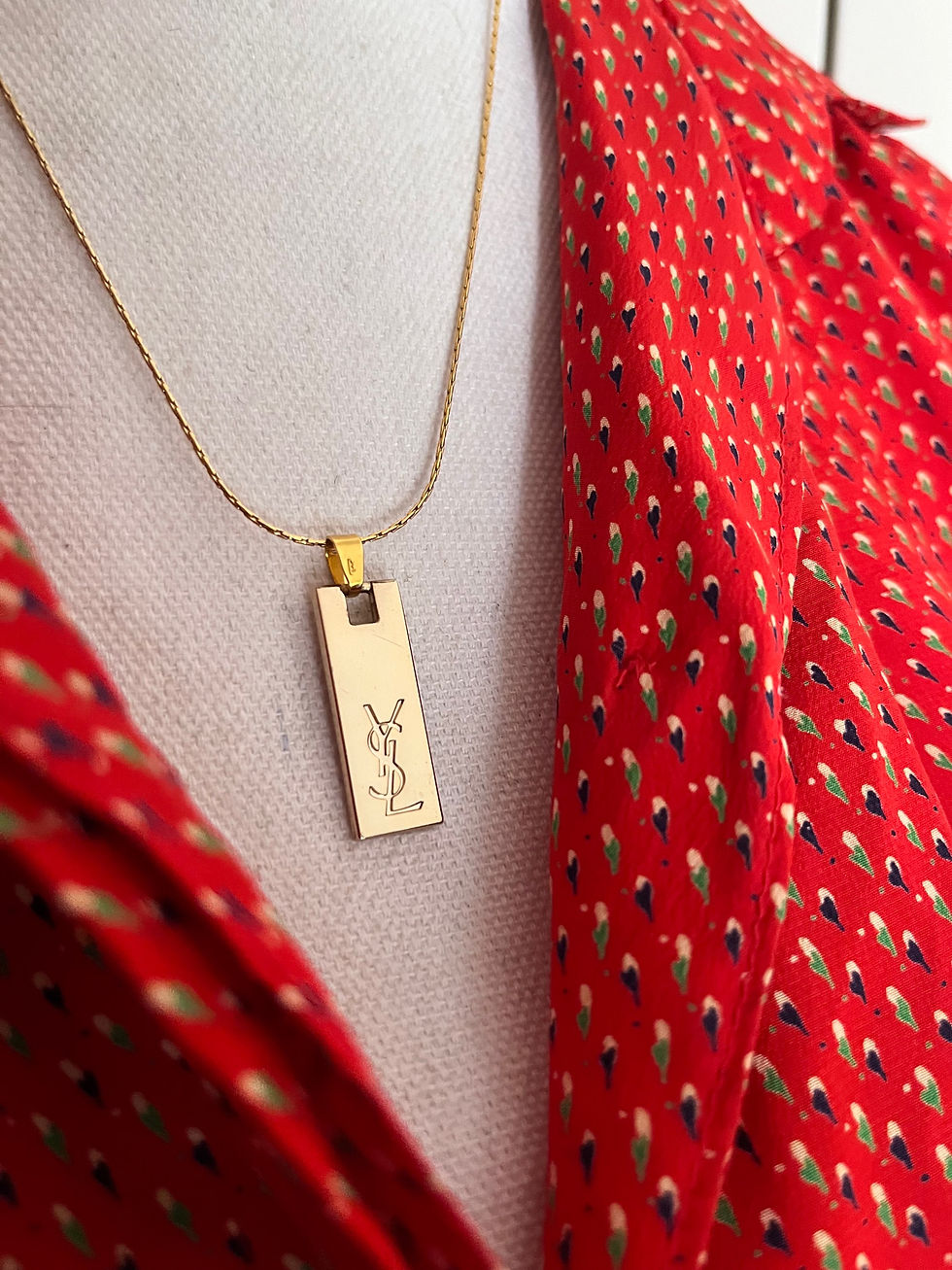Thumbnail: REWORKED YSL ZIPPER NECKLACE