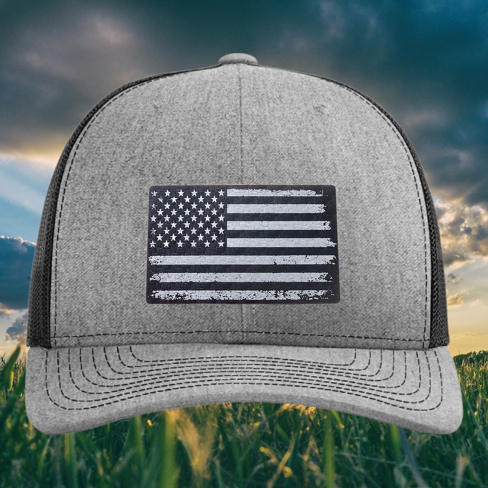 Thumbnail: Black Carbon Fiber Flag Trucker