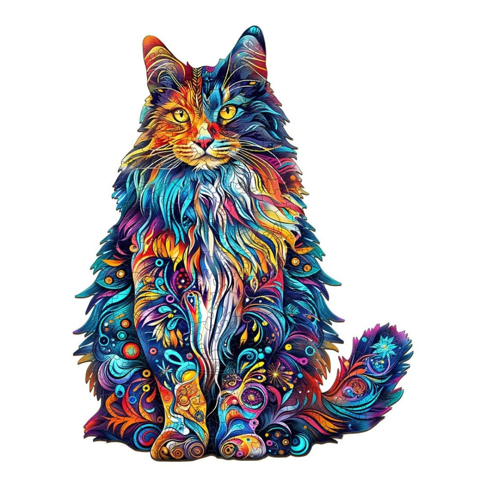 Siberian Cat Wooden Puzzle - 300pcs