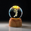 Miniatura: Tennis Player Rotating 3D Crystal Globe Light