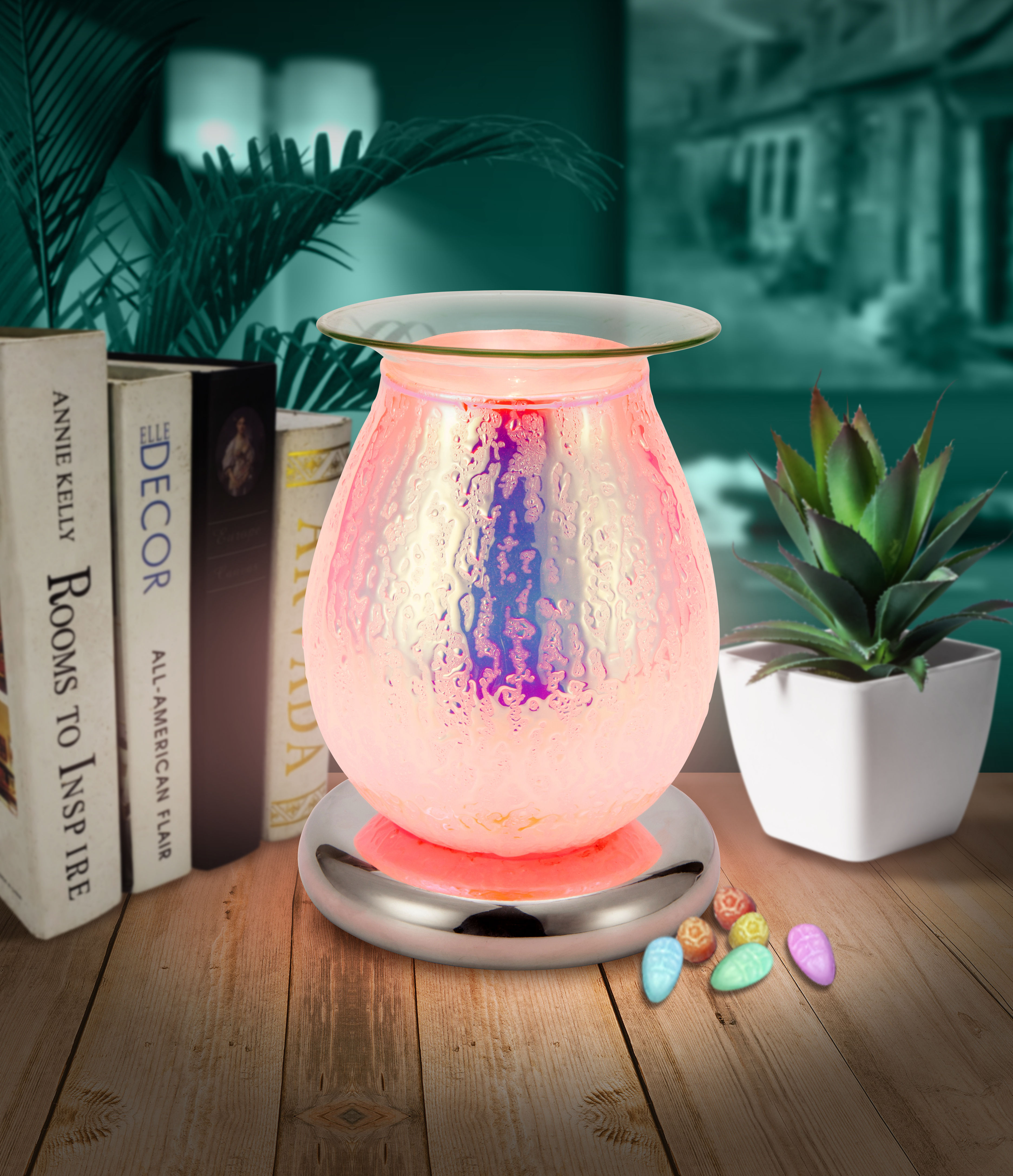 Pink Water Droplets Touch Lamp (replacement box)