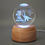 Thumbnail: Brachiosaurus Rotating 3D Crystal Globe Light -Wood Base