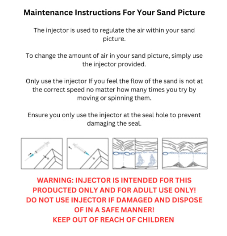 Thumbnail: Moodscape White-Red Sand Picture