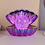Thumbnail: Sea Shell LED Colour Changing Mood Lamp - Blue Purple Metallic