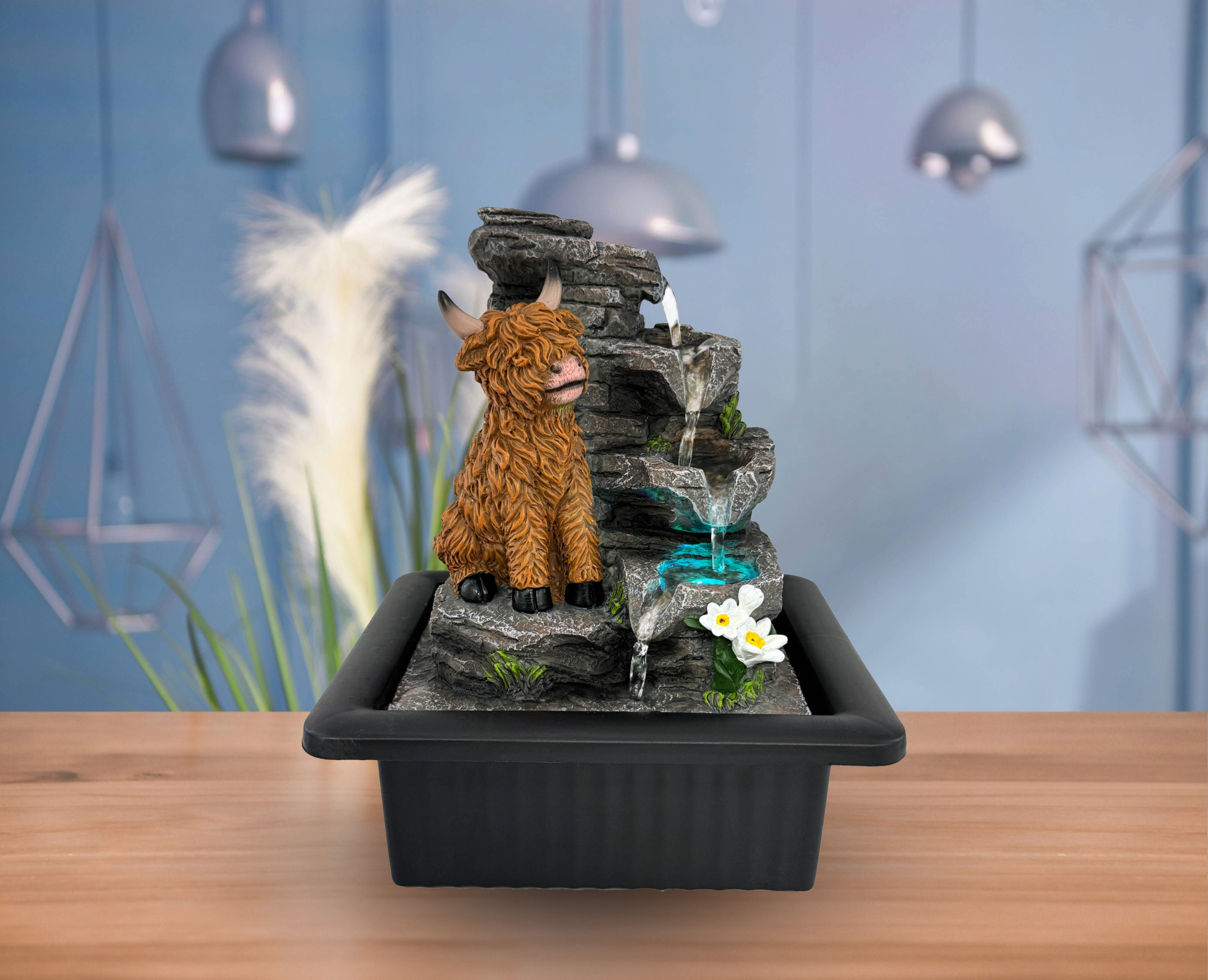 Highland Coo Water Fountain