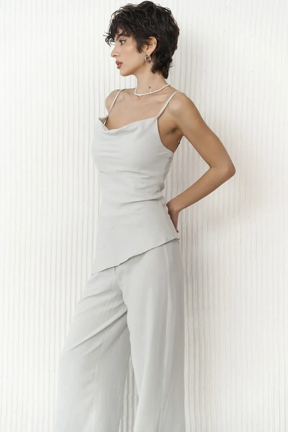 Thumbnail: Avakian Crop & Trousers Set