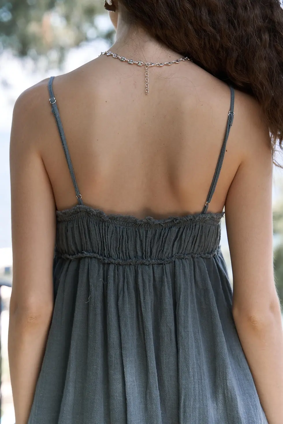 Thumbnail: Torrora Long Linen Dress