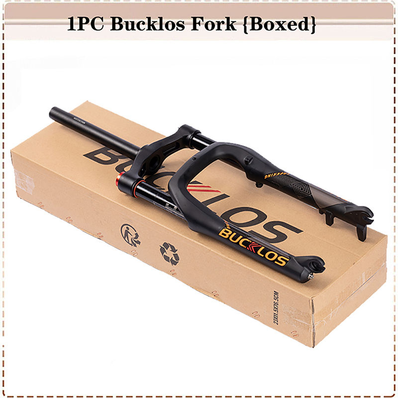 Thumbnail: BUCKLOS 20*4.0 Fat Bike Air Fork Single/Double Shoulder 20inch Suspension Fork D