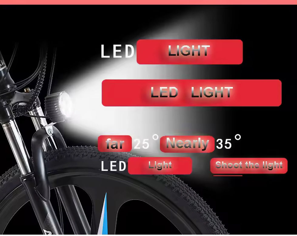 Thumbnail: Urban road electric bicycle adult leisure electric power-assisted scooter 26-inc