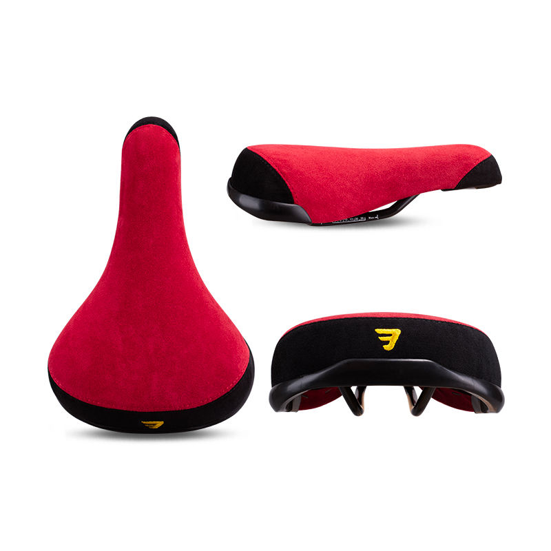 Thumbnail: Funsea Bicycle Saddle Wheelie 2 Tones Colors Seat For Bicycles Flannelette Bike 