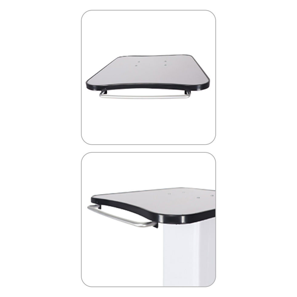 Thumbnail: 3-Tier Beauty Salon Rolling Cart with Push Handle Spa Storage Trolley for Equipm
