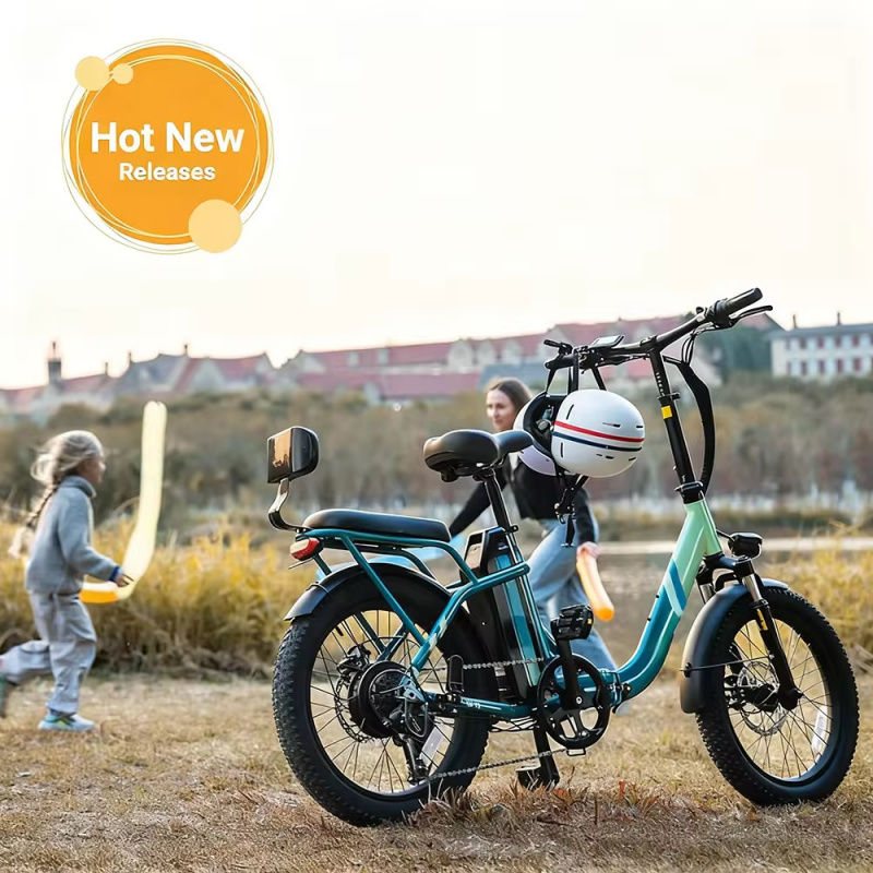 Thumbnail: 20-inch foldable parent-child riding E-BIKE. 48V13AH removable battery electric 