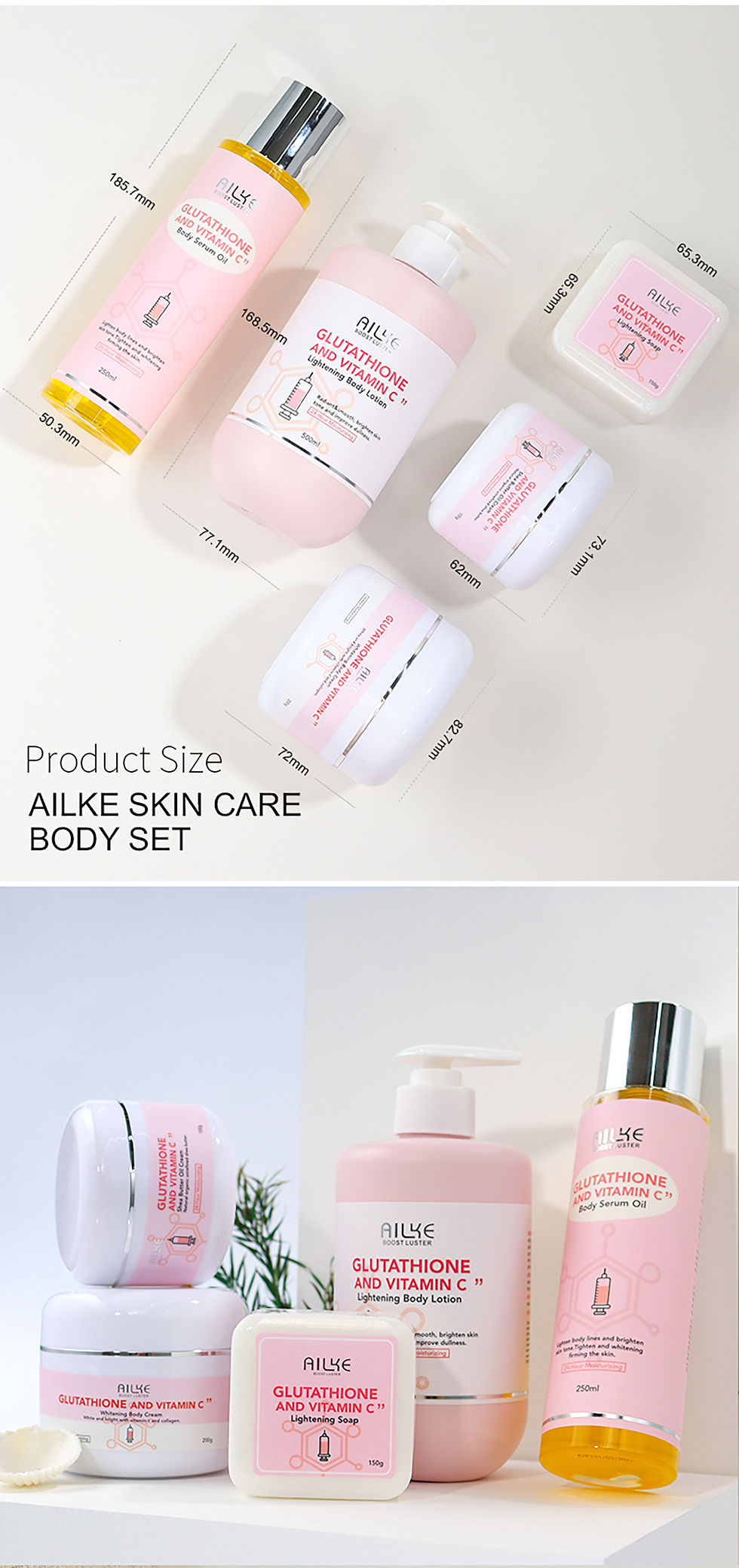 Thumbnail: AILKE Vitamin C Cream, Hydration & Brightening Lotion, Improve Dull Skin, Clean 