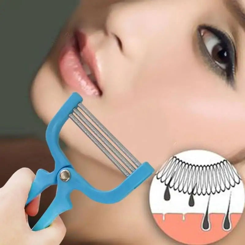 Thumbnail: 3 Colors Safe Handheld Face Facial Hair Removal Threading Beauty Epilator  Rolle