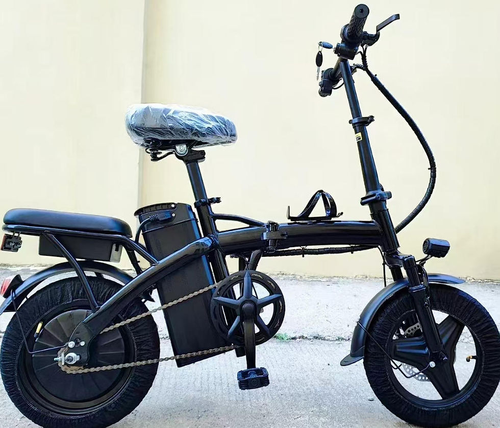 Thumbnail: Mini Folding Electric Bike 400W motor 48V 30AH battery 35km/h 14 inch tire Elect