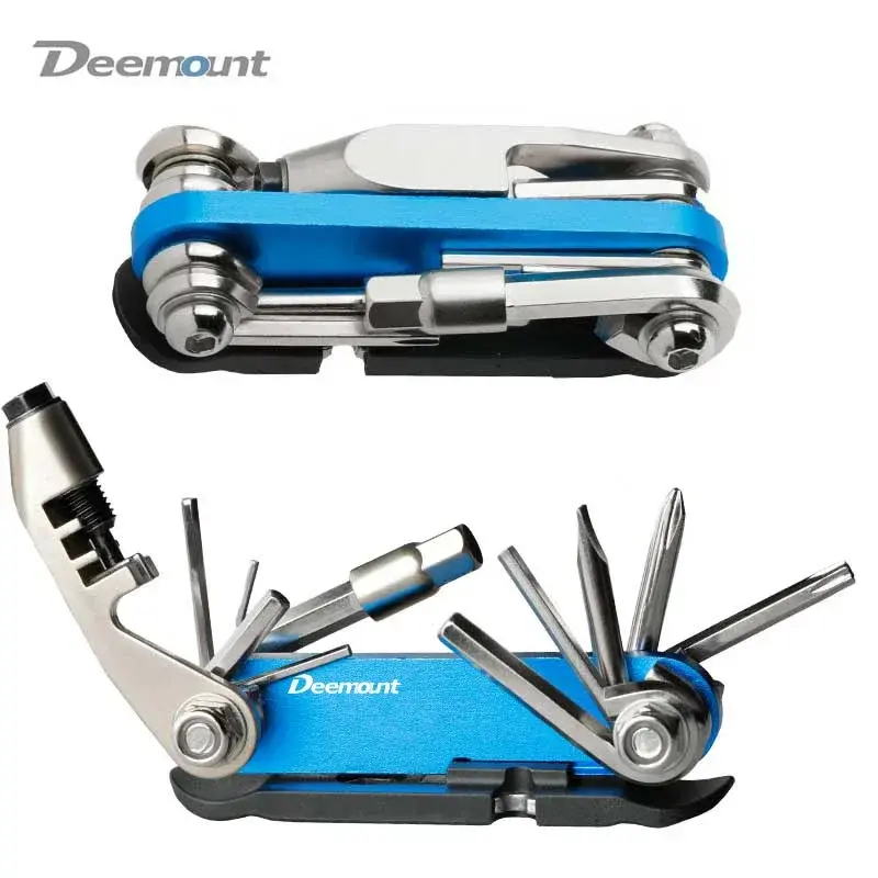 Multifunctional 14 in 1 Bicycle Repair Tool Kit Alloy Steel Maintenance Tool Set