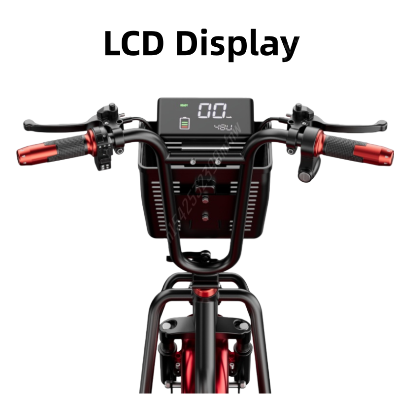 Thumbnail: 1000W Lightweight Folding Mobility Scooter For Older People 3 Wheels With Pull R