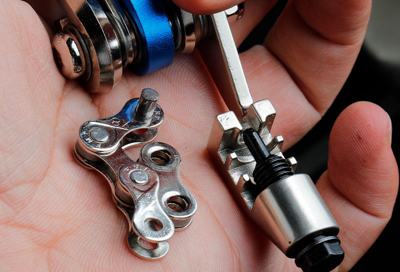Thumbnail: Multifunctional 14 in 1 Bicycle Repair Tool Kit Alloy Steel Maintenance Tool Set