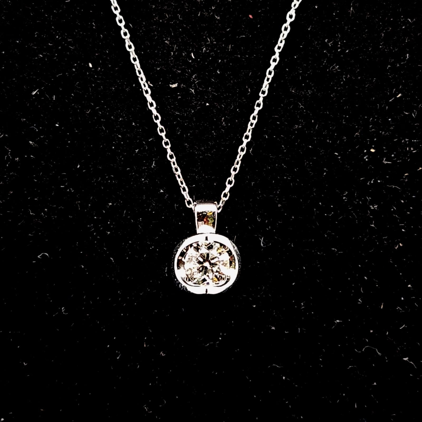 MOON SET NECKLACE