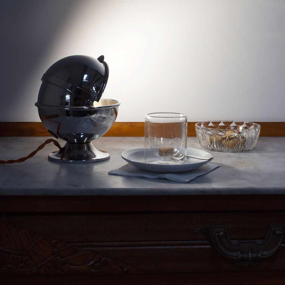 Lampe "Le sucre caché"