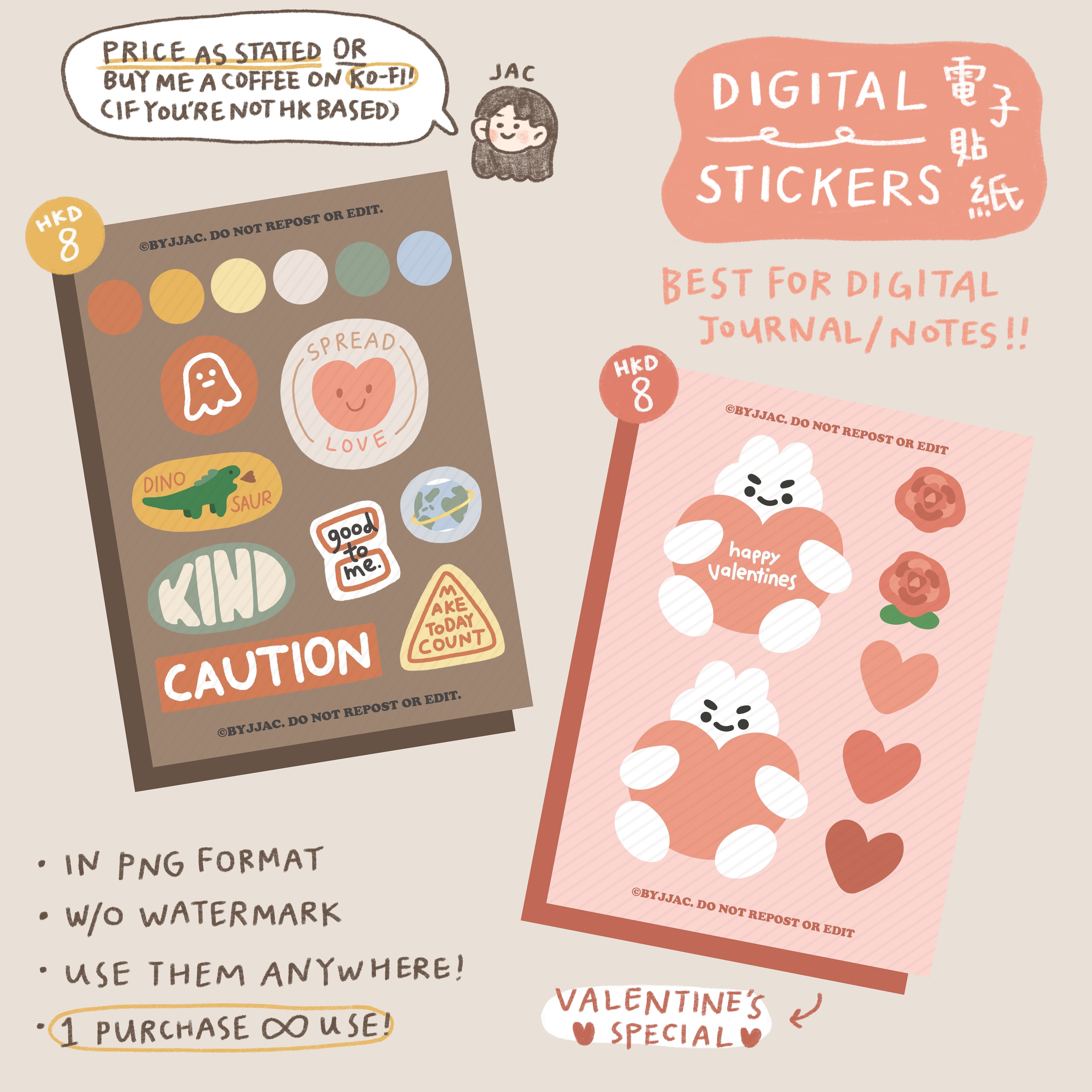 🖥 Digital Stickers 🔖