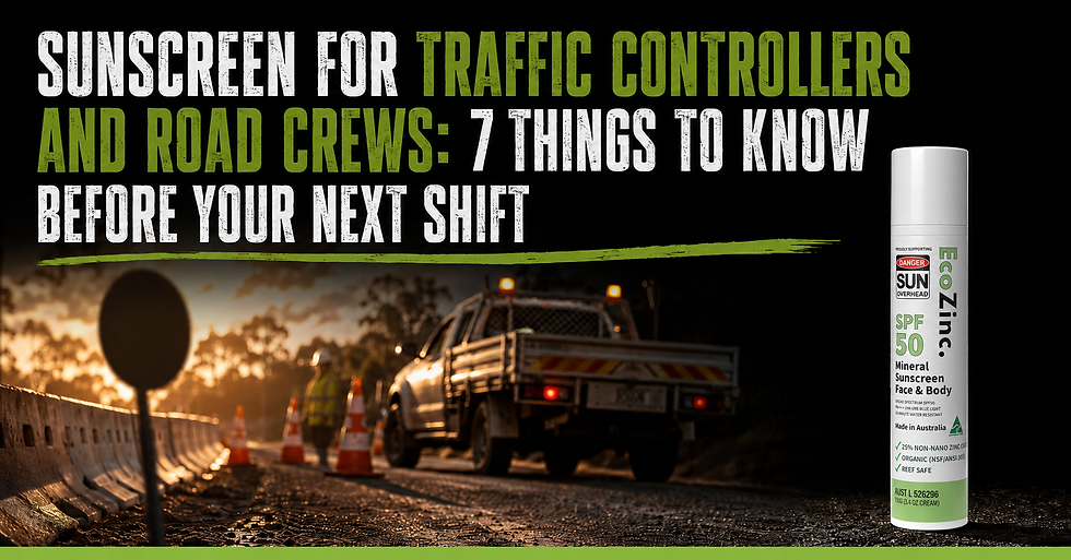 Sunscreen for Traffic Controllers and Road Crews: 7 Things to Know Before Your Next Shift