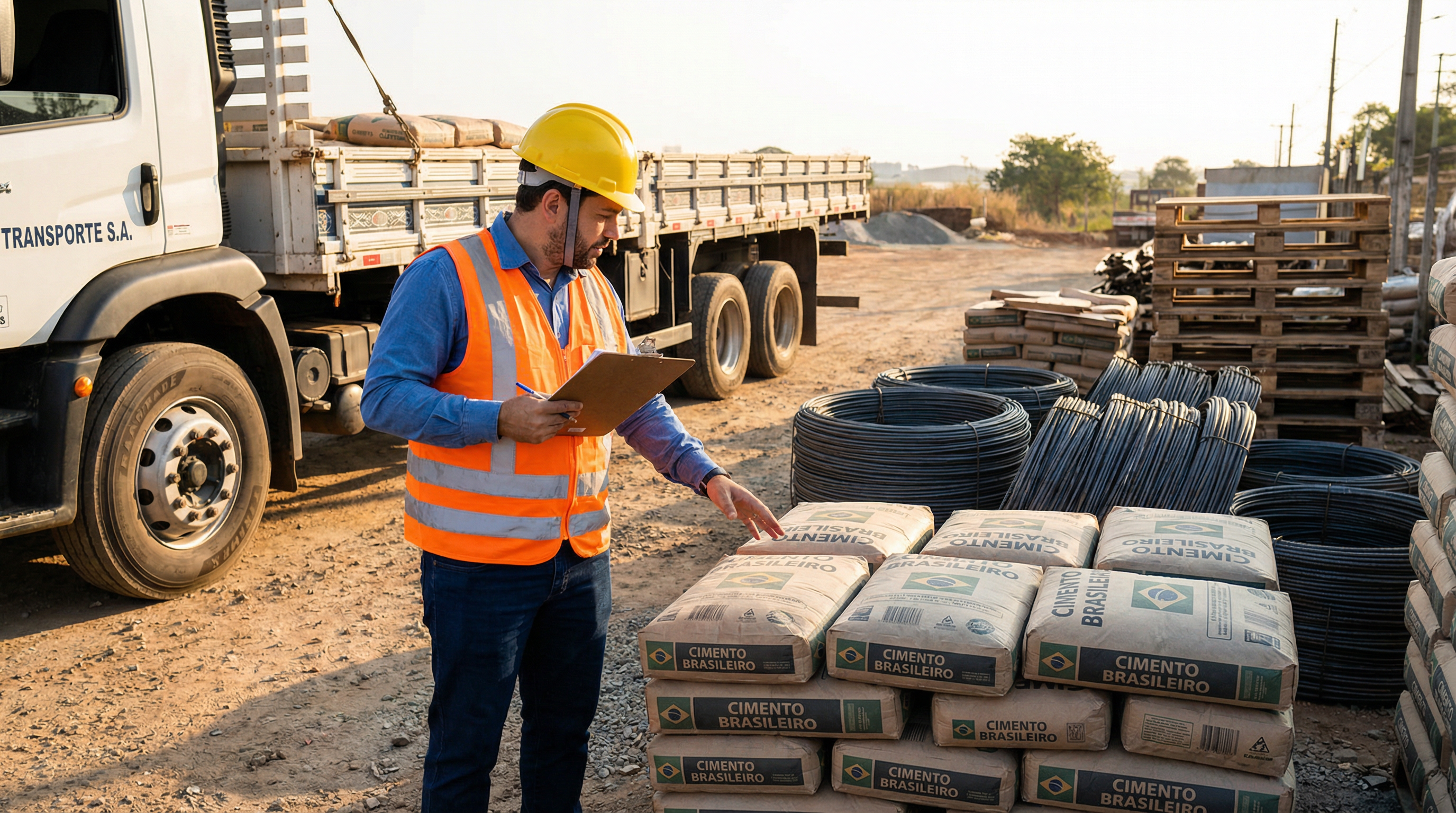 Recebimento de materiais no canteiro de obras: guia prático para engenheiros de campo