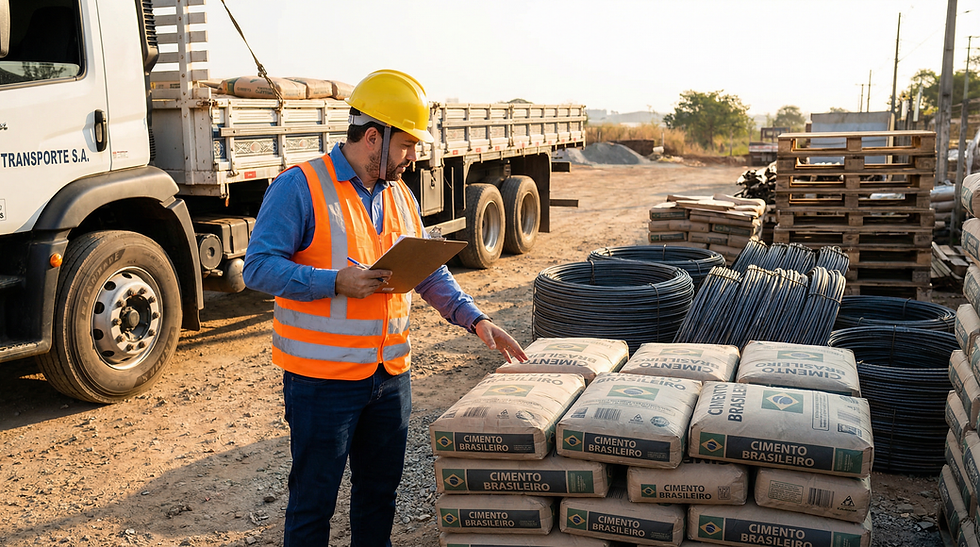 Recebimento de Materiais no Canteiro de Obras: Guia Prático para Engenheiros de Campo